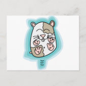 Bouncing Hamster Briefkaart (Voorkant)