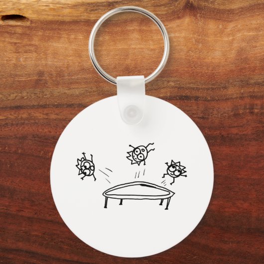 Bouncing Mathberries Sleutelhanger (Voorkant)