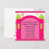 Bouncing of the Walls Bounce House Birthday Party Kaart (Voorkant / Achterkant)