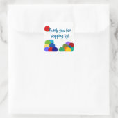 Bouncing Party Dank u Stickers (Tas)