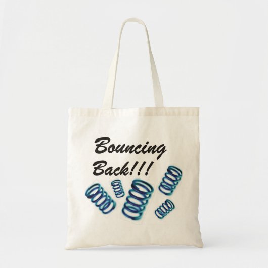 Bouncing Rugtall-totebag met Springs Tote Bag (Voorkant)