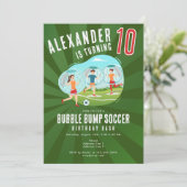 Bouncing Zorb Suits Bubble Voetbal Sumo Verjaardag Kaart (Staand voorkant)