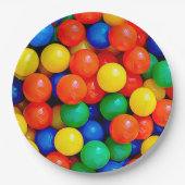 Bouncy Balls Ball Pit thema verjaardagsfeestje Papieren Bordje (Voorkant)