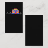 Bouncy castle Heartbeat Inflatable castle Visitekaartje (Voorkant / Achterkant)