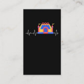 Bouncy castle Heartbeat Inflatable castle Visitekaartje (Voorkant)