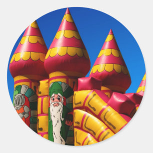 Bouncy Castle Ronde Sticker
