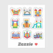 Bouncy Castle Stickers (Vel)