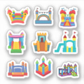 Bouncy Castle Stickers (Voorkant)