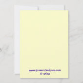 Bouncy House Girls Party Uitnodiging (Achterkant)