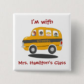Bouncy School Bus Identification Button (Voorkant)
