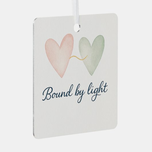 Bound by Light Metalen Ornament (Voorkant Rechts)