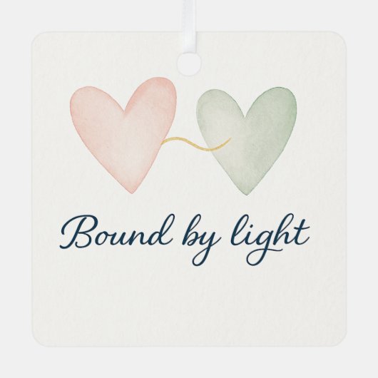 Bound by Light Metalen Ornament (Voorkant)