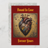 'Bound By Love' - Flat Holiday Kaart (Voorkant / Achterkant)