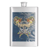 Bound Mermaids - Nautisch ontwerp voor oceaanliefh Flacon (Voorkant)