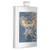 Bound Mermaids - Nautisch ontwerp voor oceaanliefh Flacon (Rechts)