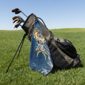 Bound Mermaids - Nautisch ontwerp voor oceaanliefh Golfhanddoek (Groen)