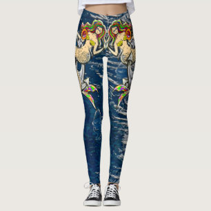 Bound Mermaids - Nautisch ontwerp voor oceaanliefh Leggings
