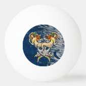 Bound Mermaids - Nautisch ontwerp voor oceaanliefh Pingpongbal (Voorkant)