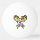 Bound Mermaids - Nautisch ontwerp voor oceaanliefh Pingpongbal (Achterkant)