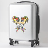 Bound Mermaids - Nautisch ontwerp voor oceaanliefh Sticker (Koffer)