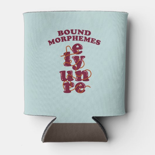 Bound Morphemes Phonics onderwijzen Engels Blikjeskoeler (Voorkant)
