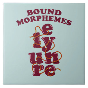 Bound Morphemes Phonics onderwijzen Engels Tegeltje