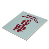 Bound Morphemes Phonics onderwijzen Engels Tegeltje (Zijkant)