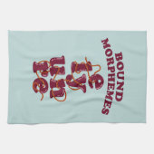 Bound Morphemes Phonics onderwijzen Engels Theedoek (Horizontaal)