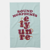 Bound Morphemes Phonics onderwijzen Engels Theedoek (Verticaal)