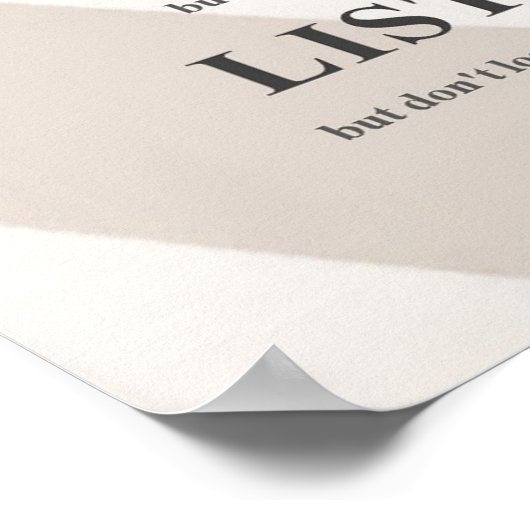 BOUNDARIES EEN Poster om u te inspireren en te mot (Hoek)