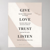 BOUNDARIES EEN Poster om u te inspireren en te mot (Voorkant)