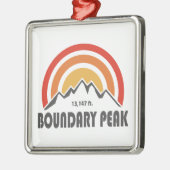 Boundary Peak Nevada Metalen Ornament (Links)