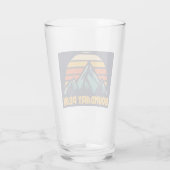 Boundary Peak Nevada Retro Turquoise Glas (Achterkant)