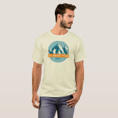 Boundary Peak Nevada Stars Maan T-shirt (Voorkant volledig)