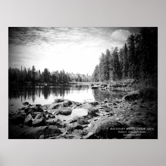 Boundary Water Canoe Area Poster (Voorkant)