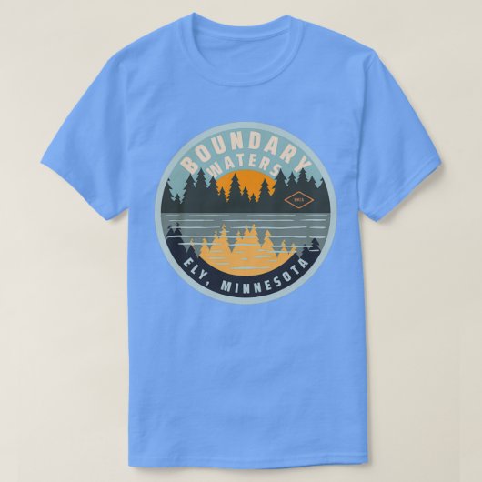 Boundary Waters Canoe Area, Ely, Minnesota T-shirt (Design voorkant)