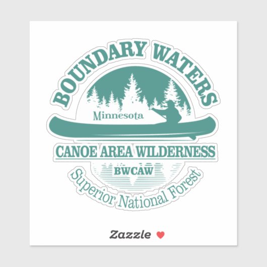 Boundary Waters Canoe Area Sticker (Vel)