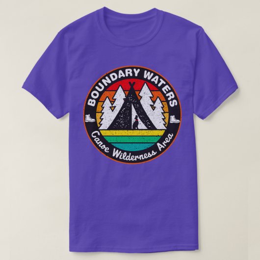 Boundary Waters Canoe Area Wilderness LLLL T-shirt (Design voorkant)