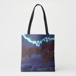 Boundary Waters Loon Camping Canvas tas