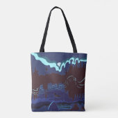 Boundary Waters Loon Camping Canvas tas (Achterkant)
