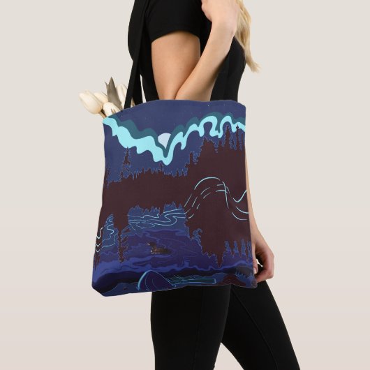 Boundary Waters Loon Camping Canvas tas (Dichtbij)