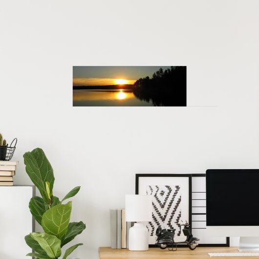 Boundary Waters Splendor Poster (Thuiskantoor)