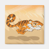Bounding Tiger Magnet (Voorkant)