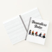 Boundless Babe-laptop Notitieboek (Binnen)