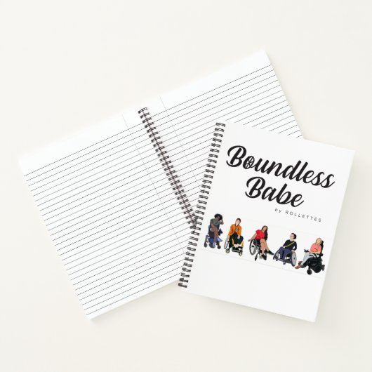 Boundless Babe-laptop Notitieboek (Binnen)