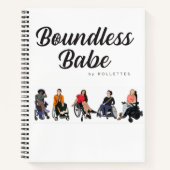 Boundless Babe-laptop Notitieboek (Voorkant)