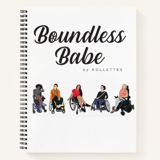 Boundless Babe-laptop Notitieboek (Voorkant)