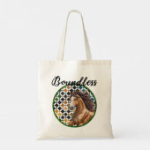 Boundless Horse Tote – Alhambra Geometric Art Bag (Achterkant)