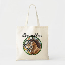 Boundless Horse Tote – Alhambra Geometric Art Bag Tote Bag