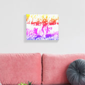 Boundless Joy: Mumu in Actie Canvas Afdruk (Insitu (Woonkamer))